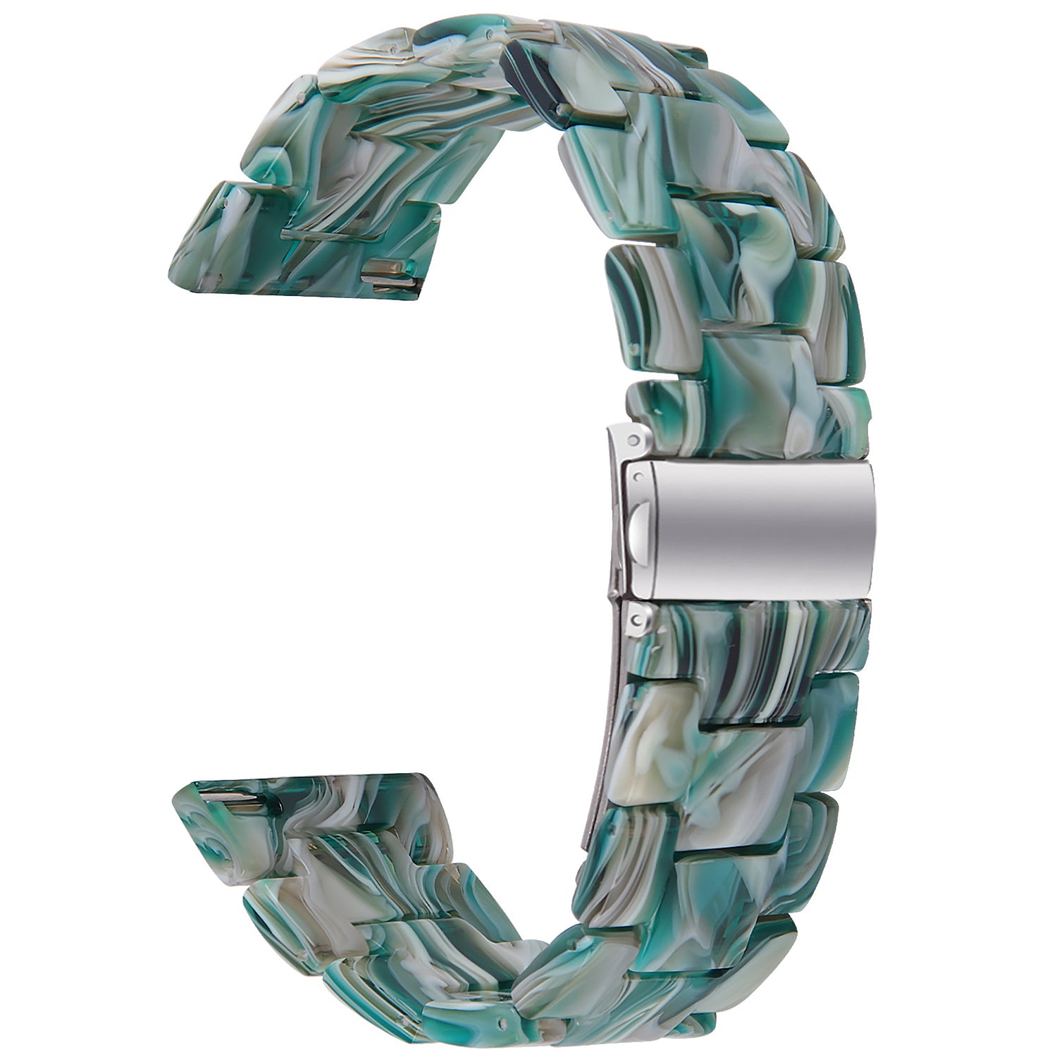 For Nokia Withings Steel HR 40mm Watch Strap 20mm Waterproof Resin Acrylic Bracelet Band - Style A For Nokia Withings Steel HR 40mm Watch Strap 20mm Waterproof Resin Acrylic Bracelet Band - Style A